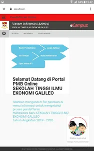 STIE Galileo Batam screenshot 4