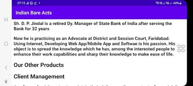 Indian Bare Acts (Eng) screenshot 11