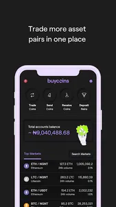 Buycoins Pro: Trade BTC & USDT screenshot 1