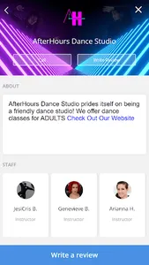 AfterHours Dance Studio screenshot 0
