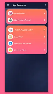 Age - Date of birth Calculator screenshot 0