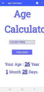 Age Calculator screenshot 1