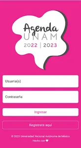 Agenda UNAM screenshot 0