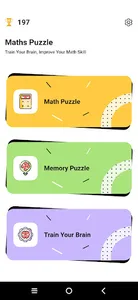 Brain Math Puzzles screenshot 0