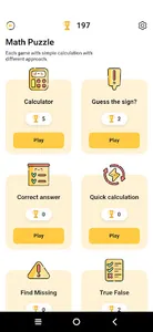 Brain Math Puzzles screenshot 1