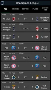 EPLeague+ Champions League screenshot 12