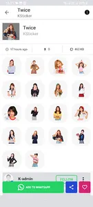 Kpop FAN Sticker for WA screenshot 1
