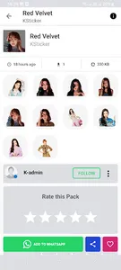 Kpop FAN Sticker for WA screenshot 2
