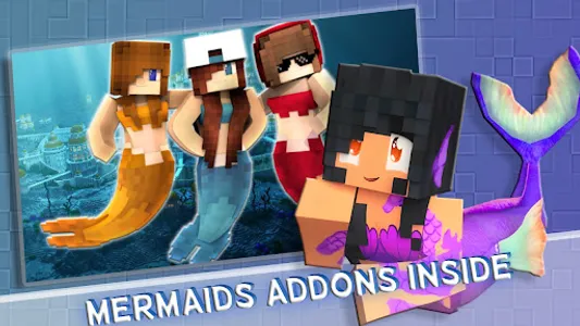 Mermaids Addon & Mod for MCPE screenshot 0