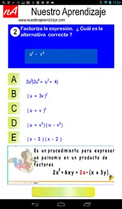 Factorización Procedimientos screenshot 4