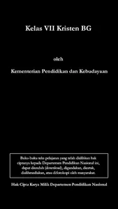 Kelas VII Kristen BG screenshot 0