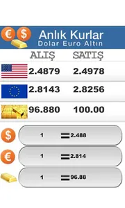 Dolar Euro Altın screenshot 0