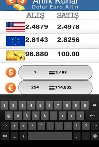 Dolar Euro Altın screenshot 2