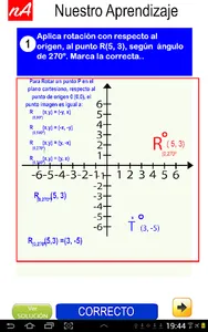 Rotar figuras plano cartesiano screenshot 11