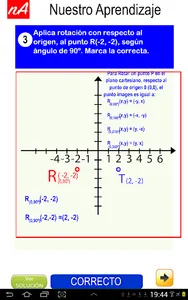Rotar figuras plano cartesiano screenshot 13