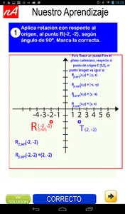 Rotar figuras plano cartesiano screenshot 3