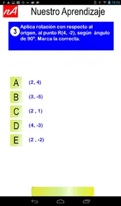 Rotar figuras plano cartesiano screenshot 4