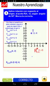 Rotar figuras plano cartesiano screenshot 5