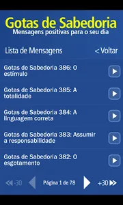 Gotas de Sabedoria em Áudio screenshot 2