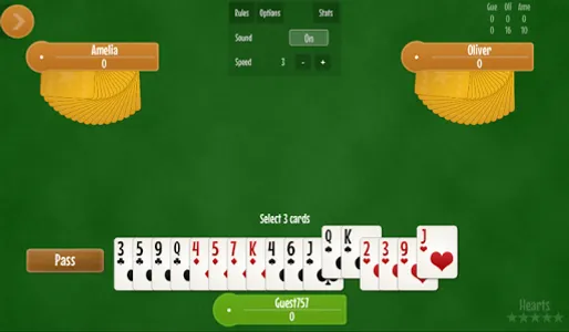 Hearts card game screenshot 10