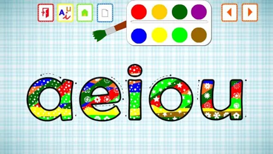 VOWELS FOR KIDS IN SPANISH screenshot 2