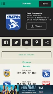 The Official WAFL app screenshot 2