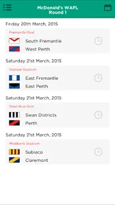 The Official WAFL app screenshot 4