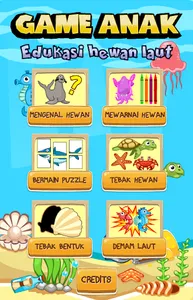 Game Anak Edukasi Hewan Laut screenshot 0