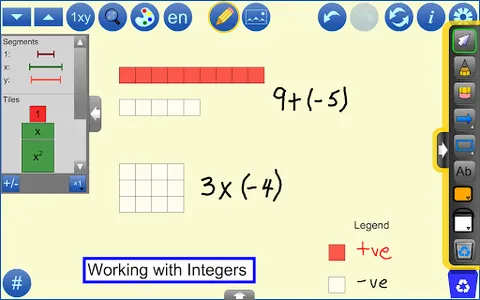 Algebra Tiles by mathies screenshot 11