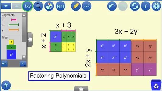 Algebra Tiles by mathies screenshot 3