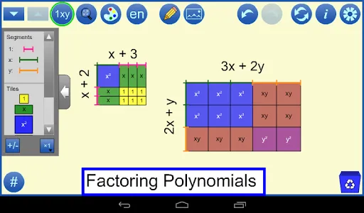 Algebra Tiles by mathies screenshot 8