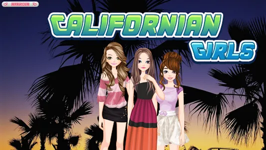 Californian Girls - dress up screenshot 0