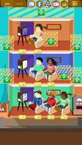 Ads Factory: TV Idle Clicker screenshot 0