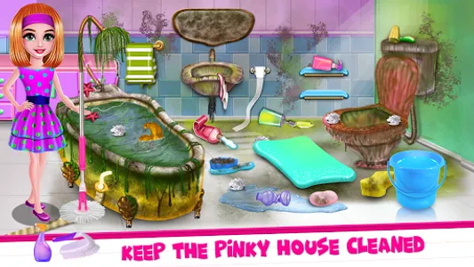 Pinky House Keeping Clean screenshot 4