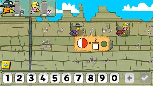 Miner Birds - Fractions screenshot 5