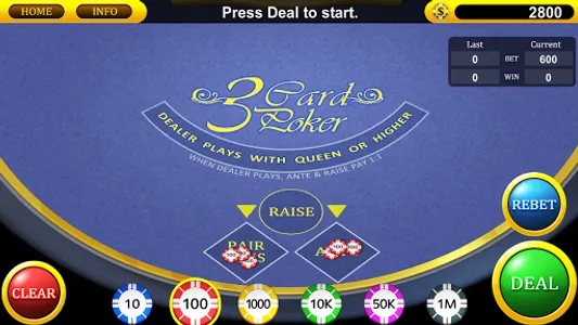 Three Card Poker screenshot 1