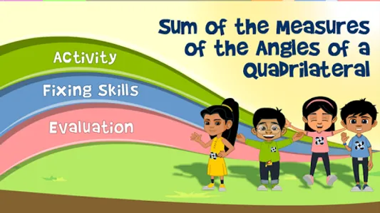 Sum Measures Angles Quadrilate screenshot 0