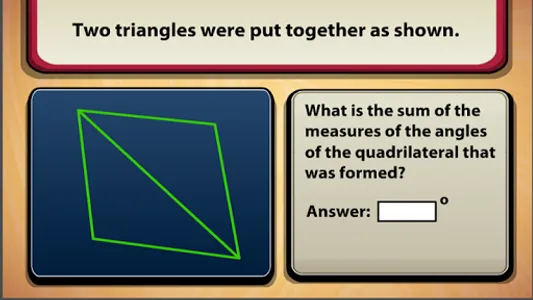 Sum Measures Angles Quadrilate screenshot 1