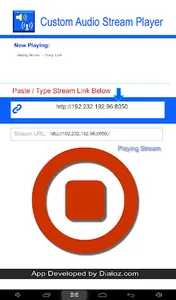 Custom Audio Stream Player X screenshot 7