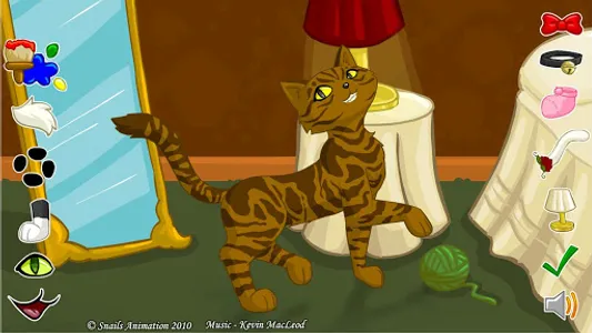 Catie the Cat - Dress Up screenshot 0