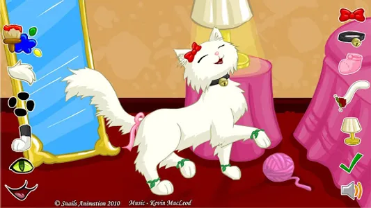 Catie the Cat - Dress Up screenshot 2