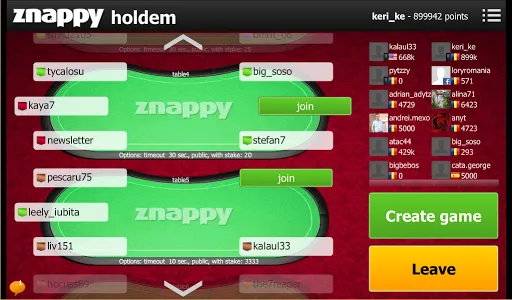 Holdem Znappy screenshot 6
