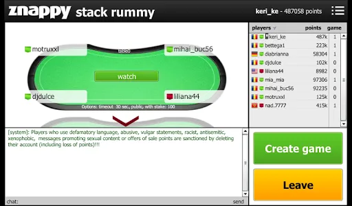 Stack Rummy Znappy screenshot 7