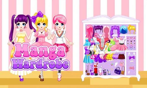 Dress Up Manga Wardrobe screenshot 0