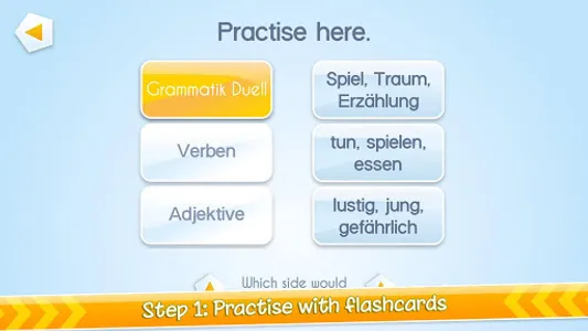 GrammatikDuell: German grammar screenshot 2