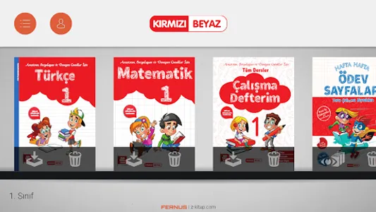 Kırmızı Beyaz Mobil Kütüphane screenshot 1