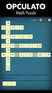 OPCULATO - Math Puzzle screenshot 0