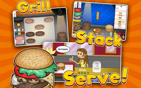 Papa's Burgeria screenshot 1