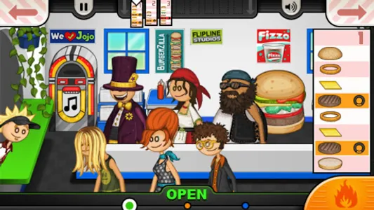 Papa's Burgeria To Go! screenshot 1