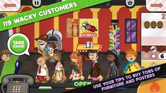 Papa's Wingeria To Go! screenshot 1